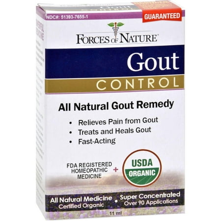 Forces Of Nature Organic Gout Control - 11 Ml