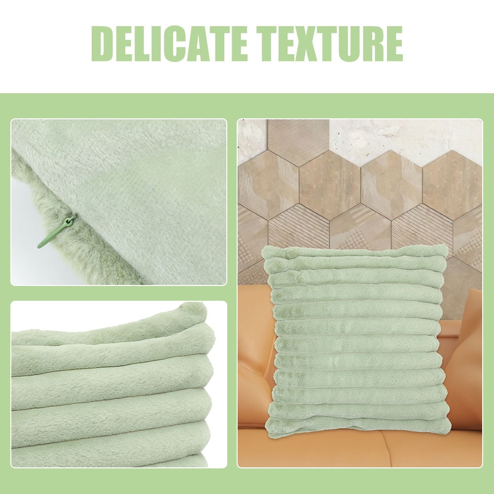 EXHUMKY Light Green Decorative Throw Pillow for Bedroom and Couch, Soft Cushion , 1 Piece