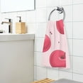 thumbnail image 5 of Cherry Flowers Fruit Cotton Face Towels Soft Hand Towel Absorbent Bathroom Towel for Kitchen Hotel Decoration, 5 of 7