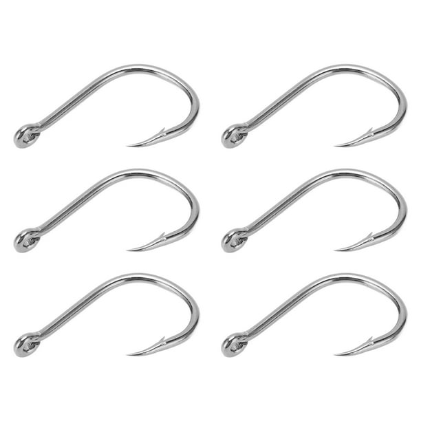 Carbon Steel Fishing Hook 50Pcs Fishing Hook For Iseama Fish Hook Barbed  Type High Carbon Steel With Hole For Outdoor ActivityType 11# 