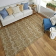 thumbnail image 2 of 4' X 6' Tan and Ivory Geometric Hand Woven Area Rug, 2 of 8