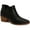 Black, variant on Style & Co. Womens Vidyaa Faux Leather Block Heel Ankle Boots