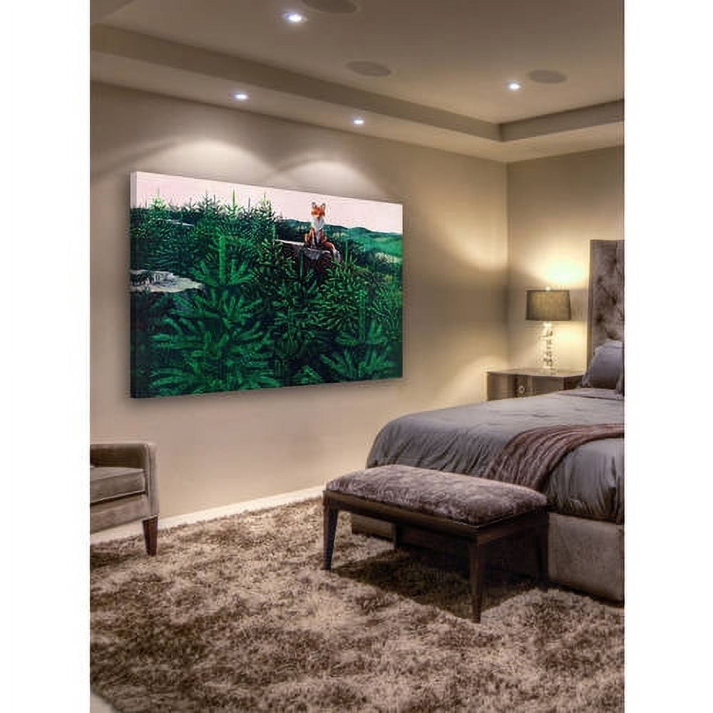 Marmont Hill "Mischievous Fox" Painting Print on Wrapped Canvas