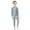 Grey, variant on LYHaoo Full Coverage Girls Swimwear Long Sleeve Swim Shirt And Swim Pants With UPF 50 Sun For Beach Pool Sizes 4-5 Years