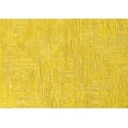 thumbnail image 1 of Ahgly Company Machine Washable Indoor Rectangle Solid Yellow Modern Area Rugs, 5' x 8', 1 of 4