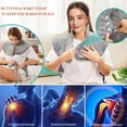 thumbnail image 2 of Electric Heating Pad for Back Neck and Shoulders Pain Relief 60x100cm Lot A0 R3B7, 2 of 8