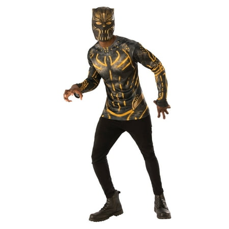 Marvel: Black Panther Movie Mens Erik Killmonger Costume Top Standard