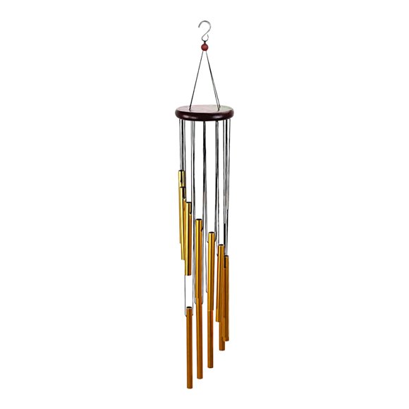 Wood Wind Chimes,Creative Wood Metal Multi-Tube Wind Chime Car Interior with Cerium Product, New House Door with Cerium,Metal Wind Chimes