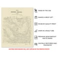 thumbnail image 4 of HISTORIX Vintage 1879 Denton County Texas Map Print - History Map of the County of Denton Texas Wall Art - Vintage Texas Map Poster, 4 of 7