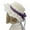 Purple, variant on Stylish French Bonnet Hat With Lace Trim and Bowknot Adjustable Straw Hat For Special Occasion Roleplay Game Headwear