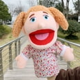 thumbnail image 6 of Movable Mouth Plush Hand Puppet, Interactive Character Puppet, Soft Velvet Role Play Toy, Parent-Child Interactive Puppet for 3-4 Years, 6 of 6