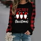 thumbnail image 1 of Pntutb Navidad moda mujer Casual manga larga impreso señoras sudaderas tops Pntutb Pntutb-2537, 1 of 5