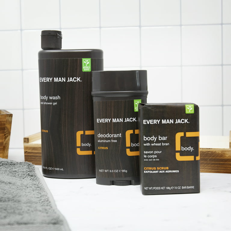 Lochranza (Bay Citrus) for Men Exfoliating Bar Soap, Luxury, all natural mens  soap