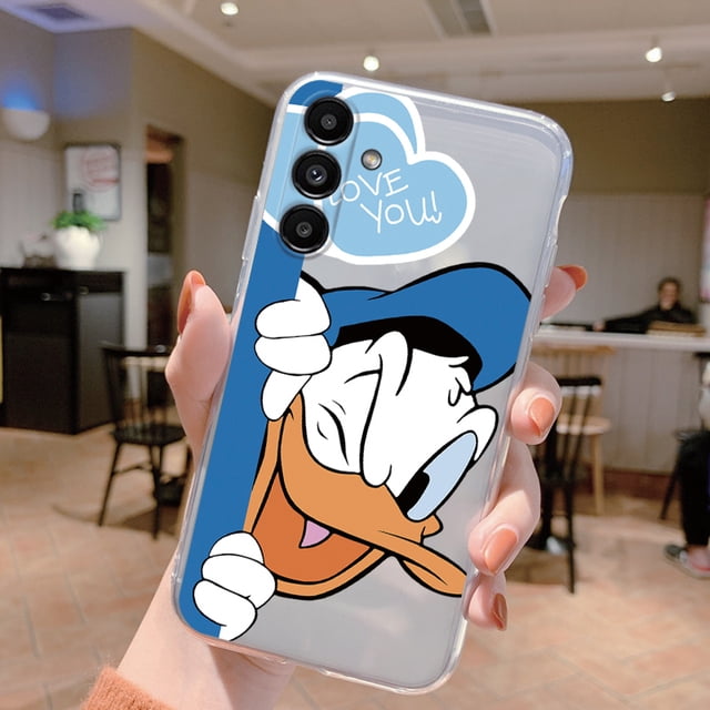 For Samsung Galaxy A15 4G 5G Phone Case Mickey Minnie Mouse Anime Soft TPU Transparent Capa For Samsung A 15 Protective Cover