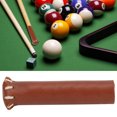 thumbnail image 3 of Premium Red Leather Snooker Cue Tip Protector - Durable, Easy-to-Slide Protective Cover for Snooker Cues, Sturdy Leather Construction to Prevent Cue Tip Damage, Professional-Grade Reliable Guard, Not, 3 of 6