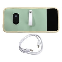 WMGHA Portable Bottle Keep Warm, USB Travel Milk Heat Keeper, Baby Bottle Keep Warmer for Car Tavel, on The Go Bottle Warmer with USB Cables, Gentle Warmth Maintain Perfect Temperature