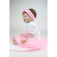 thumbnail image 4 of Zimtown 22 en Realista Reborn Baby Dolls Newborn Soft Vinyl Silicone Doll Playset hecho a mano Zimtown Muñeca de bebé renacido, 4 of 4