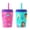 MERMAID / BALLERINA, variant on COOL GEAR 12 oz Slate Stainless Steel Tumbler with Straw Lid, Reusable Tumbler, 2 Pack - MERMAID / BALLERINA