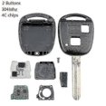 thumbnail image 2 of Car Smart Remote Key 2 Buttons 4C Chip Car Key Fob Fit suitable for Toyota Corolla 2001-2007 304MHZ new Qhzl A-G, 2 of 5