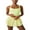 Yellow, variant on Rdhnmea Tennis Dress for Women Underneath Sleeveless Solid Color Athletic Golf Dresses Workout Exercise Sports Dress