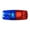 Red & Blue, variant on Xinyolin Indicator Light Rechargeable Energy-saving ABS Security Patrol USB LED Warning Shoulder Light for Daily Use