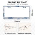 thumbnail image 2 of Aluminum License Plate Frame 2 Pack Car Exterior Accessory Car Tag Holder for Front Rear Plates Cars Decor Cute Blue Dinosaurs, 2 of 6