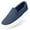 Navy, variant on Women’s Fashion Sneakers Perforated Slip on Flats Comfortable Walking Casual Shoes