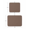 thumbnail image 4 of Dish Drying Mat for Kitchen Counter Solid Color Drying Pad Absorbent Drying Mats for Countertops Sinks Draining Racks Brown Reversible Drainer Kitchen Accessories 18x24 Inch, 4 of 7