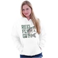 thumbnail image 4 of Reel Fly Guy Fishing Lover Cool Funny Hoodie Sweatshirt Women Men Brisco Brands L, 4 of 6