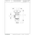 thumbnail image 5 of Westbrass Round Handle Angle Stop, 1/2" Copper Pipe Inlet with 3/8" Compression Outlet, Polished Nickel, 5 of 7