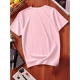 thumbnail image 2 of T-Shirt Graphique pour Filles de Ma Troisième Année - Haut Décontracté en Tricot avec Col Rond, Manches Courtes, Tenue d'Été, Tissu Extensible Moyen, Coupe Régulière, T-Shirts pour Filles, 2 of 6