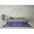 thumbnail image 3 of Ahgly Company Indoor Rectangle Persian Blue Traditional Area Rugs, 5' x 8', 3 of 4