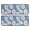 Blue Daisy Flower, variant on Kitchen Rugs Sets Of 2,Darkpurple Daisy Flower Orange Petals Pattern Anti Fatigue Kitchen Mat Rugs Non Slip Washable,Decorative Kitchen Floor Mats for Kitchen,Sink,Laundry,17"x47" 17"x47"