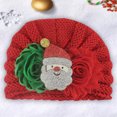 thumbnail image 2 of Odeerbi Toddler Headbands Baby Boys Girls Cute Flower Headbands Children Christmas Tree Santa Claus Knitting Headdress Hair Band Hair Accessories Green, 2 of 5