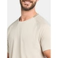 thumbnail image 2 of Athletic Works Men's and Big Men's Mixed Media Tee, Size M, 2 of 5