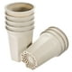 thumbnail image 1 of Maceta de Plástico Uxcell de 3.78" para Plantas, Blanca, Paquete de 8, 1 of 1