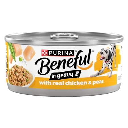 Purina Beneful With Real Chicken and Peas in Gravy Wet Dog Food 5.5 oz.