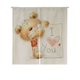 thumbnail image 1 of ABPHQTO Oso de peluche papel grande San Valentín te amo romántico japonés Noren cortina puerta ventana tratamiento cortinas 85x90 cm, 1 of 1