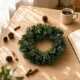 thumbnail image 5 of 14" Canadian Pine Artificial Christmas Wreath, Faux Pine Christmas Wreath, Seasonal Indoor Home Decor, 5 of 9