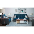 thumbnail image 2 of Ottomanson Origins X Convertible Sofa Bed with Storage 74", Turquoise Microfiber, 2 of 12