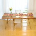 thumbnail image 3 of Yayeee Table Runner 70 inches Long Home Kitchen Dinning Party Decoration, Purple Abstract Floral, 3 of 7