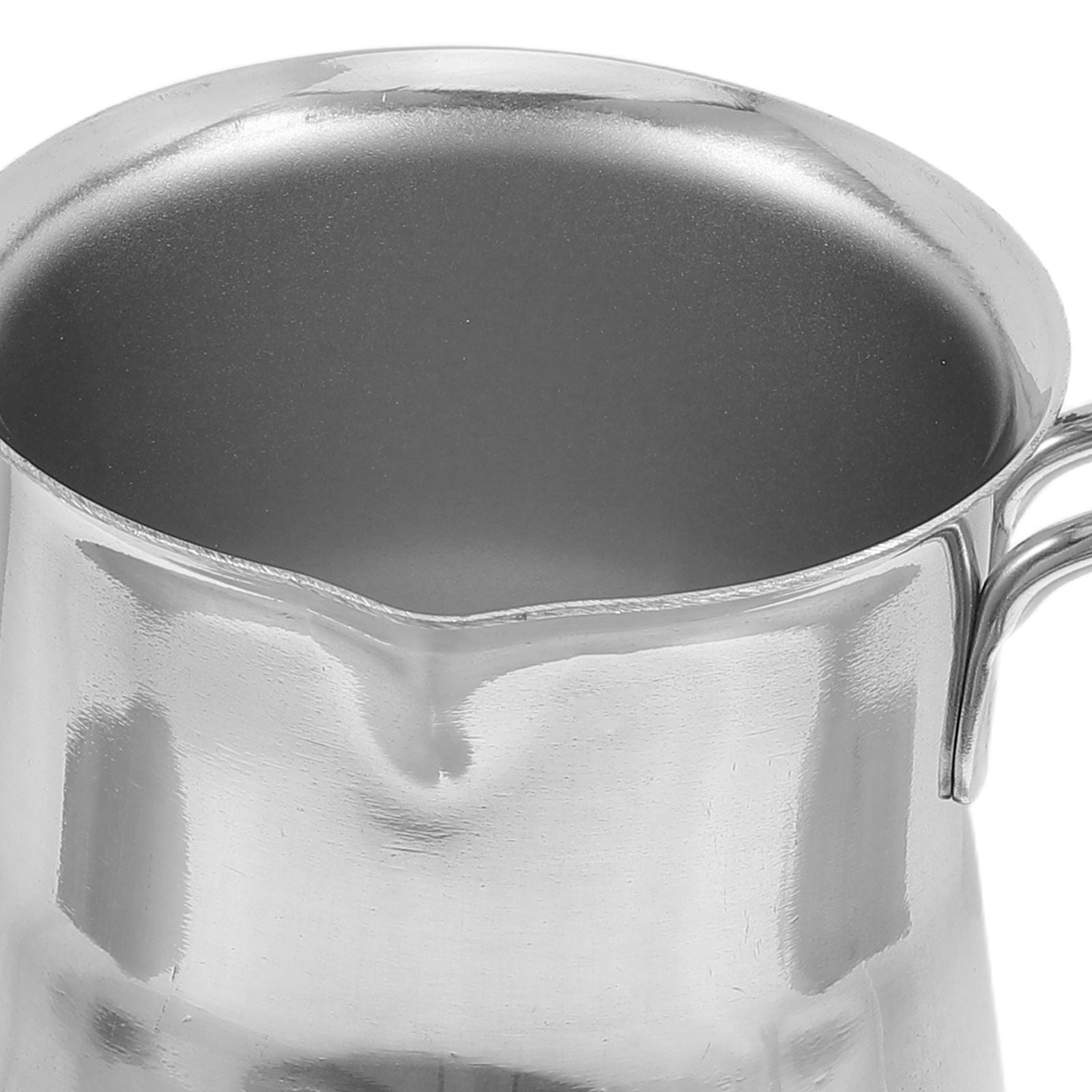 Homoyoyo 12oz Stainless Steel Frothing Pitcher with Ergonomic Handle, Cappuccino Jug for Home, Travel & Coffee Bar Use