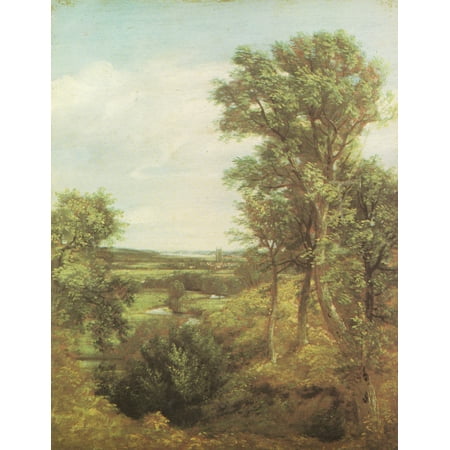 Dedham Vale 1802 Canvas Art - John Constable (18 x 24)