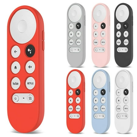 Deyuer Soft Silicone Shockproof TV Remote Control Protective Cover Protector Case for Chromecast 2020