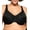 Black, variant on WonderWire Minimizer Underwire Bra 9003 (Women's & Women's Plus)