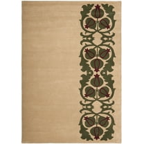SAFAVIEH Soho Alexanndria Floral Area Rug, Beige/Grey, 3'6" x 5'6"