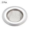 thumbnail image 4 of Uxcell 1.5 pulgadas colador de acero inoxidable para fregadero de cocina 2 paquetes, 4 of 4