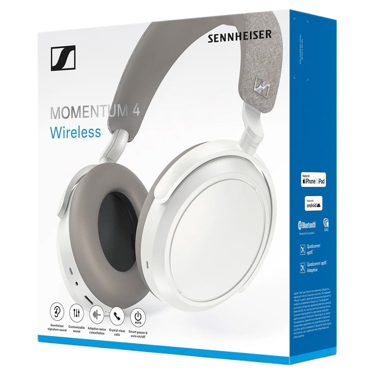 Sennheiser Momentum 4 Wireless Headphones, Bluetooth, 60h Battery