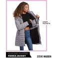 thumbnail image 4 of Steven Madden Women's Winter Coat - Packable Long Length Quilted Puffer Parka Jacket for Women, S-XL, 4 of 7