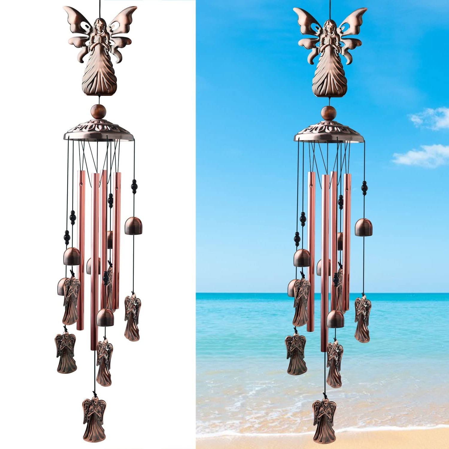 Angel Wind Chimes, Christmas Angels for Outdoors, Angel Gifts for Women